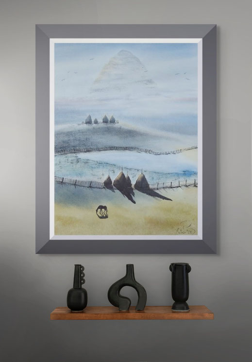 "Kirgistan", size: 31x41cm