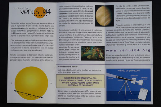 Tríptico transito de Venus 2004