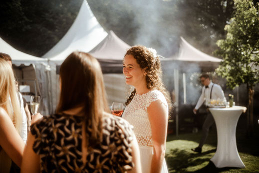 Hochzeit Gartenparty