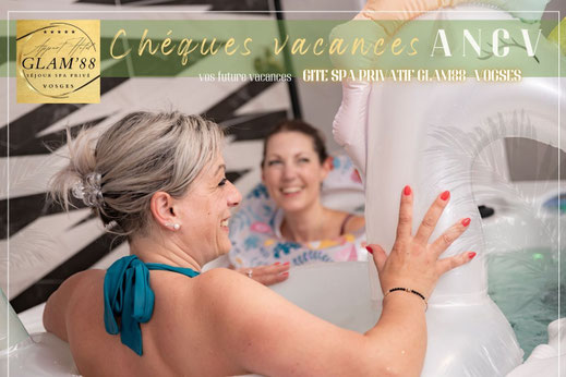 Séjour détente et spa privatif dans les Vosges réservable en chèques vacances ANCV - Glam88