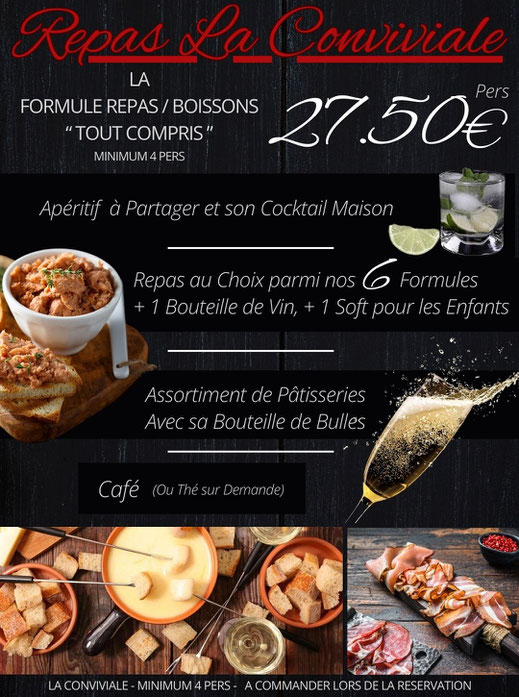 Plateau repas week-end saint valentin vosges