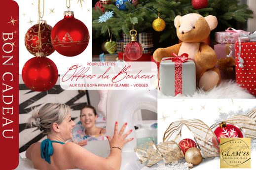 Offrez un bon cadeau Noël pour un séjour spa et sauna privatif d'exception dans les Hautes-Vosges, Grand Est.
