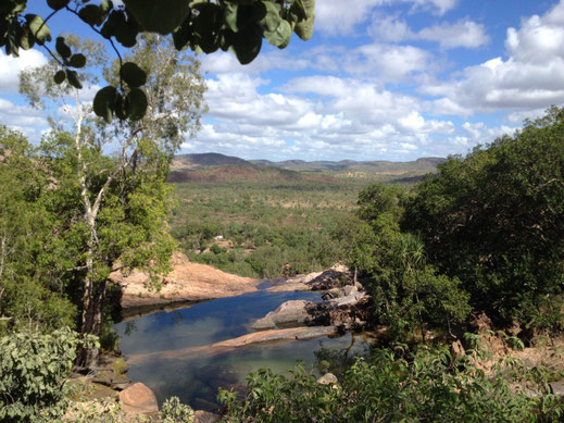 Australien, Northern Territory, Kakadu National Park, Gunlom Falls, Wasserfall