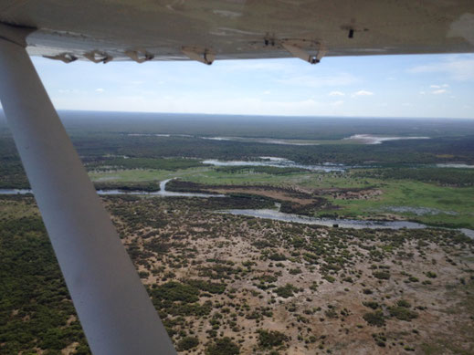 Australien, Northern Territory, Kakadu National Park, Flug, Billabong, Scenic Flight