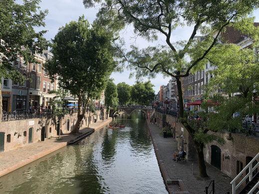 Niederlande, Holland, Utrecht, Gracht, Zentrum, Altstadt, Sehenswürdigkeit