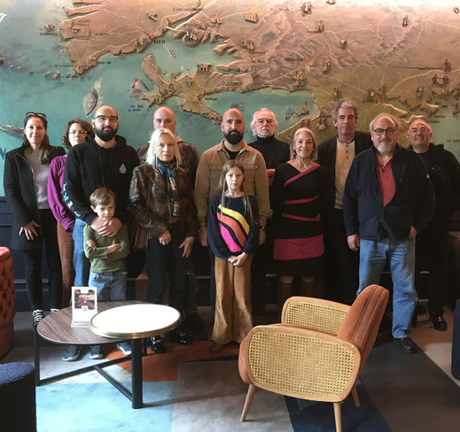 Jennifer, Nolwenn, Florian, Judikael, Dewi, Janine, Edern et Aziliz Sévellec, Armel Morgant, Anne Solnon-Collon, Brieg Haslé-Le Gall, Jean-Paul Alayse et Jean-Luc Germain, Oceania Le Conti Brest, samedi 5 octobre 2024 © SAJES 2024