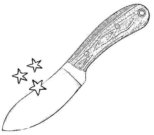Neue feststehende Messer