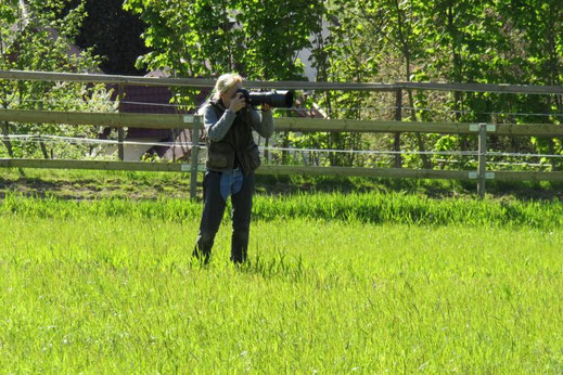 Sabine Stuewer auf der 'Jagd'