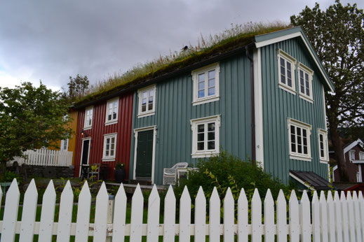 De buren hielden niet van rood en verfde hun hoekhuis groen. 