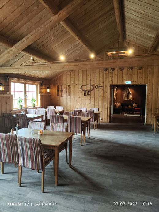 De ontbijtzaal