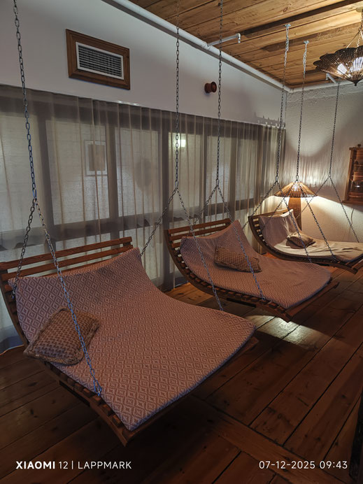 Relax boven het zwembad, Storhogna Fjällhotel