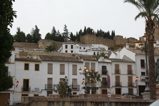 Het oudste deel van Antequera is gebouwd op de heuvel onder aan het fort dat hen tegen de Romeinen moest beschermen. 