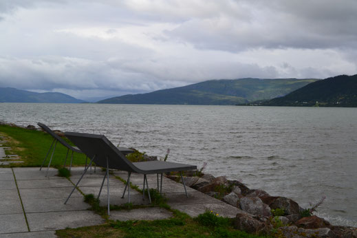 Uitzicht over het fjord