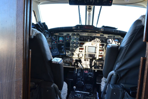 Een laatste blik op de cockpit voor ik uitstap op Arlanda. 