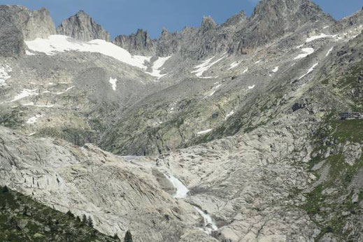 De Rhonegletscher in 2009, De ijstong is helemaal weg