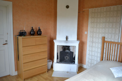 Interieur van de slaapkamer