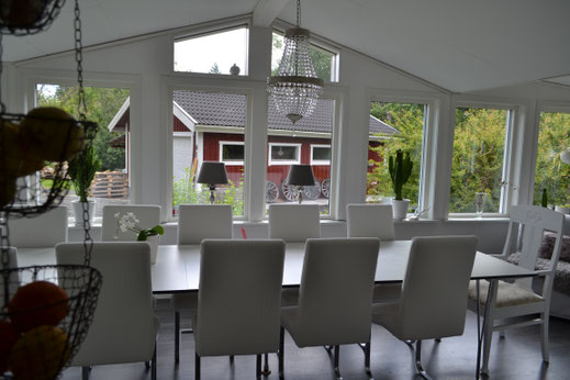 Mooi uitzicht voor de eetkamer