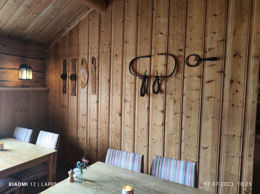 Ontbijtzaal in het oude deel van het hotel