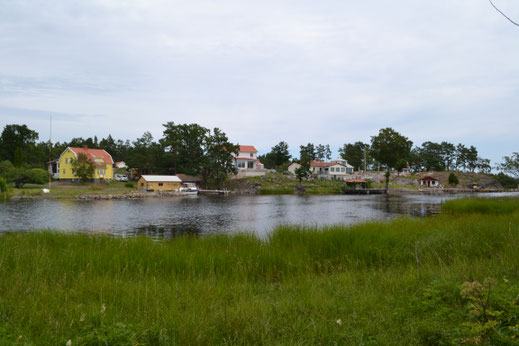 De baai bij de klippen