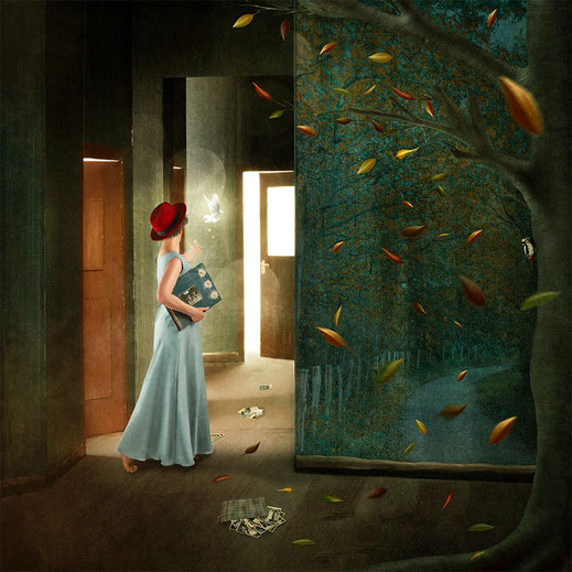 Farewell, 2023, Modellbau, Fotografie, digitale Bearbeitung, 30x30cm, 50x50cm, 90x90cm