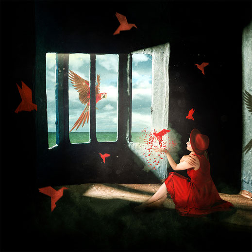 So many Birds, 2021, Foto Collage, Modellbau und digitale Bearbeitung, Limitierte Editionen in 30x30cm, 50x50cm, 80x80cm
