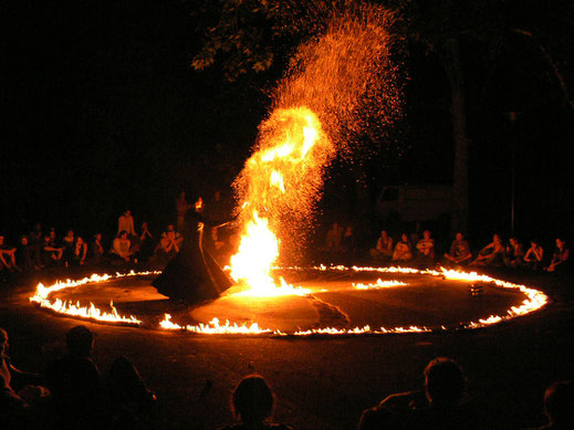 spectacle de feu