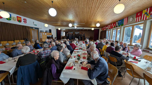 51 Gäste sind der Einladung des Vinzenzvereins Jaun – Im Fang gefolgt. Quelle: zvg