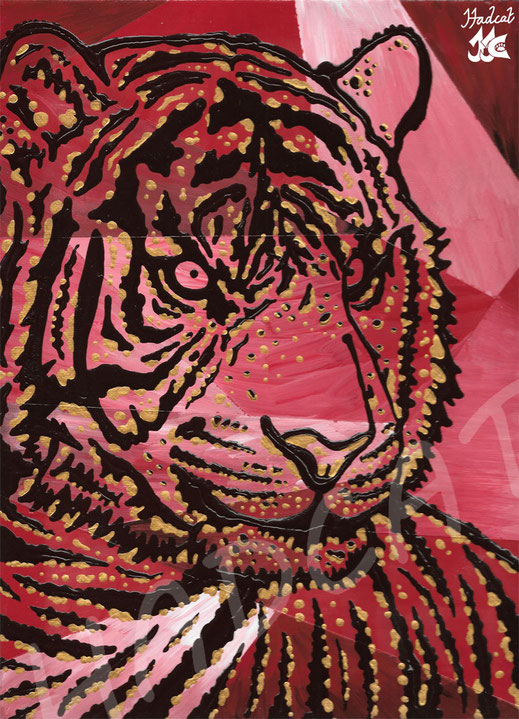 Hadcat canvas animal tiger