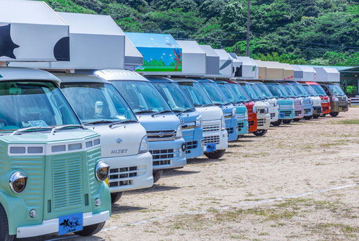 軽トラキャンピングカー MOVUSE - 着脱式・軽トラキャンピングカー