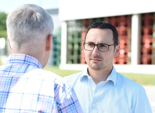 Christian Eiberger Bürgermeisterwahl Asperg 24.09.2017 Gewerbe Wirtschaft Einzelhandel