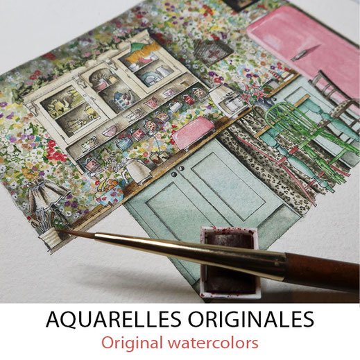 cottage, malthousecottage, piatek, sixat21, kitchen, cuisine, intérieur, papeterie, carte postale, agenda, styledevie, deco, lifestyle, art, artcollector, collection, home, decohome, interior, décoration intérieur, cadeau pour amateur d'aquarelle