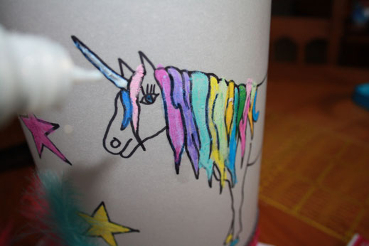 Einhorn; Laterne; Einhornlaterne; Caballo Couture; Laterne basteln; Bastelidee Laterne