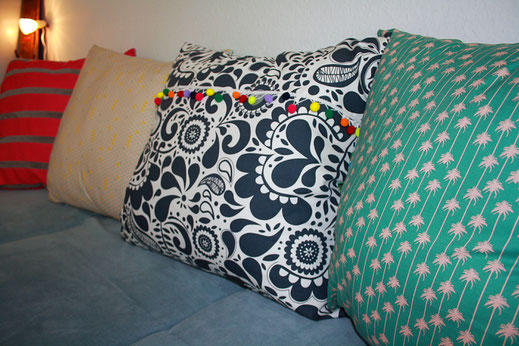 Caballo Couture, Kissen nähen, DIY Wohnzimmer, Ideen Einrichtung Wohnzimmer