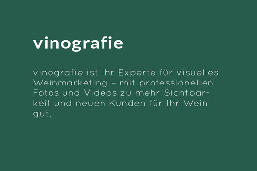 vinografie ist Ihr Experte für visuelles Weinmarketing – mit professionellen Fotos und Videos zu mehr Sichtbarkeit und neuen Kunden für Ihr Weingut.