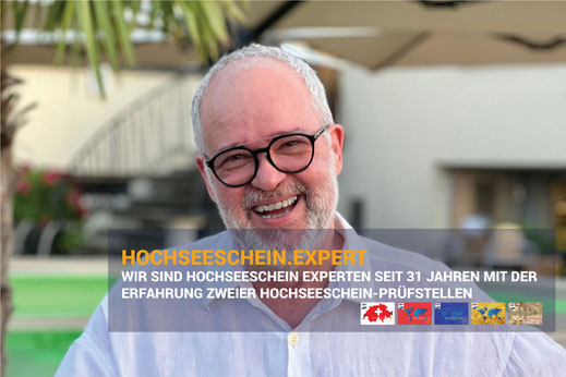 Christoph Winterhalter, HOZ Hochseeschein Experte mit 31 Jahren Erfahrung bei CCS & SYA, lächelnd, offen und kompetent.