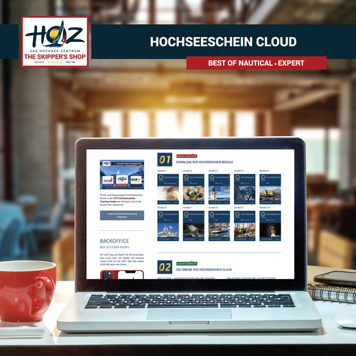 HOZ Hochseezentrum International | Hochseeschein Online-Kurse mit der HOZ Hochseeschein Cloud | Segelschein | Motorbootschein | www.hoz.swiss