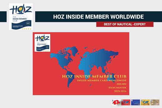 HOZ Hochseezentrum International | HOZ INSIDE MEMBER WORLDWIDE | Segelschein | Motorbootschein | Hochseeschein | www.hoz.swiss