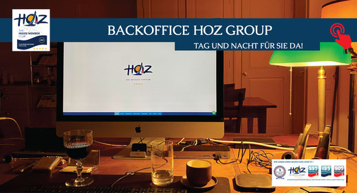 Backoffice der HOZ Hochseezentrum Group | www.hoz.swiss