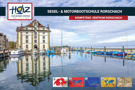 Segel- und Motorbootschule HOZ Rorschach – praktisches Lernen im Hafen am Bodensee, perfekt organisiert durch das Kompetenz-Zentrum