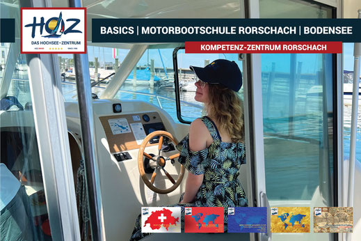 Motorbootschule HOZ Rorschach am Bodensee – praxisnaher Einstieg für angehende Motorboot-Skipper im Kompetenz-Zentrum Rorschach.