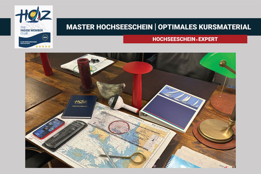 HOZ Master Hochseeschein Kurse – hochwertiges und optimales Kursmaterial für effektives und professionelles Lernen.