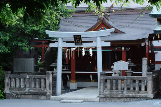 神田明神境内の籠祖神社(合祀社殿)