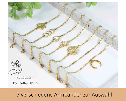 Edelstahl Armband zur Auswahl