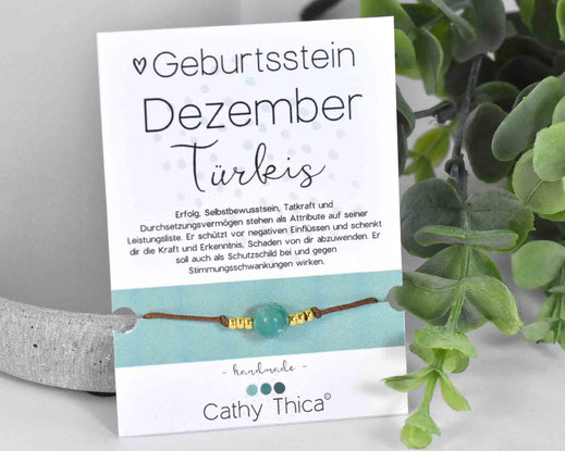 Geburtsstein Dezember - Türkis  11,- €