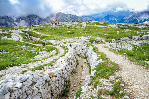 Wandern mit Hund in den Dolomiten, Monte Piana