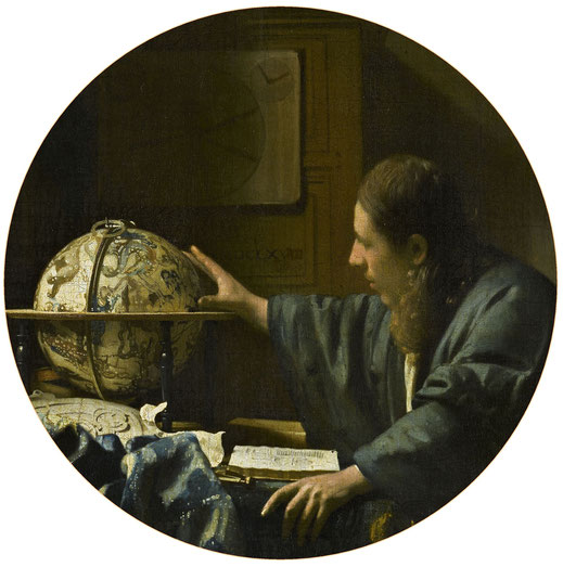 L'astronome, Vermeer, 1668