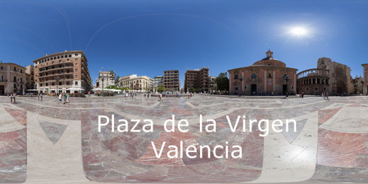 Turia-Brunnen - Basilica de la VIrgen de los Desamparados - Catredral del Santo Cáliz 