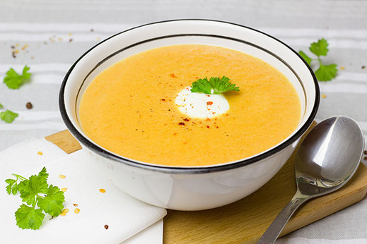 Radiant Reality Blog | Staying Healthy in the Fall with Ayurveda | Carrot-Ginger Soup