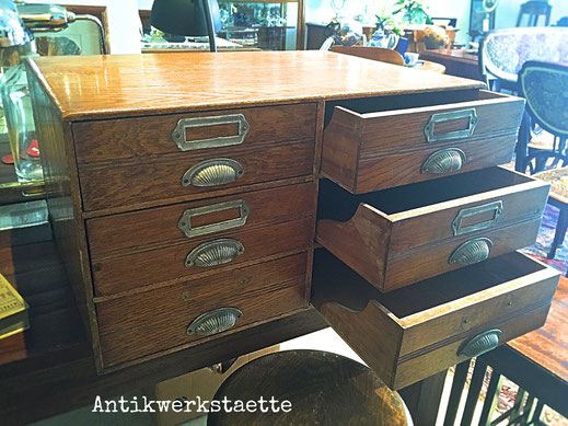 Antique document shelf