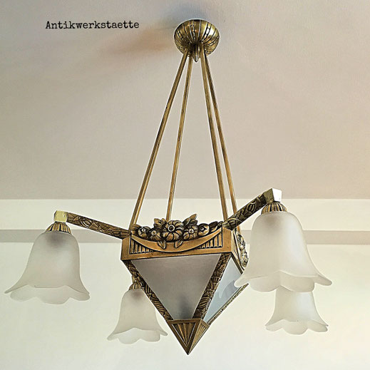 Art Nouveau pendant light